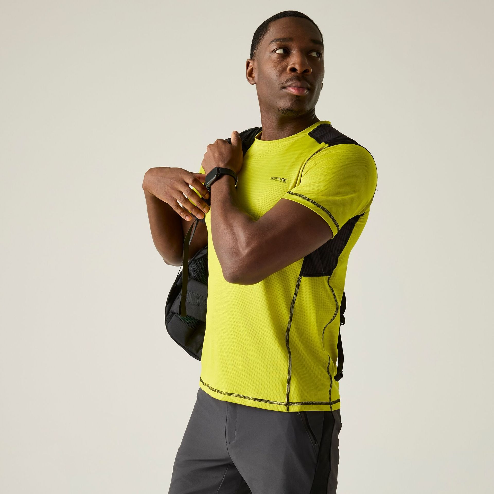 Regatta Koszulka męska Virda Żółty, Rozmiar: L