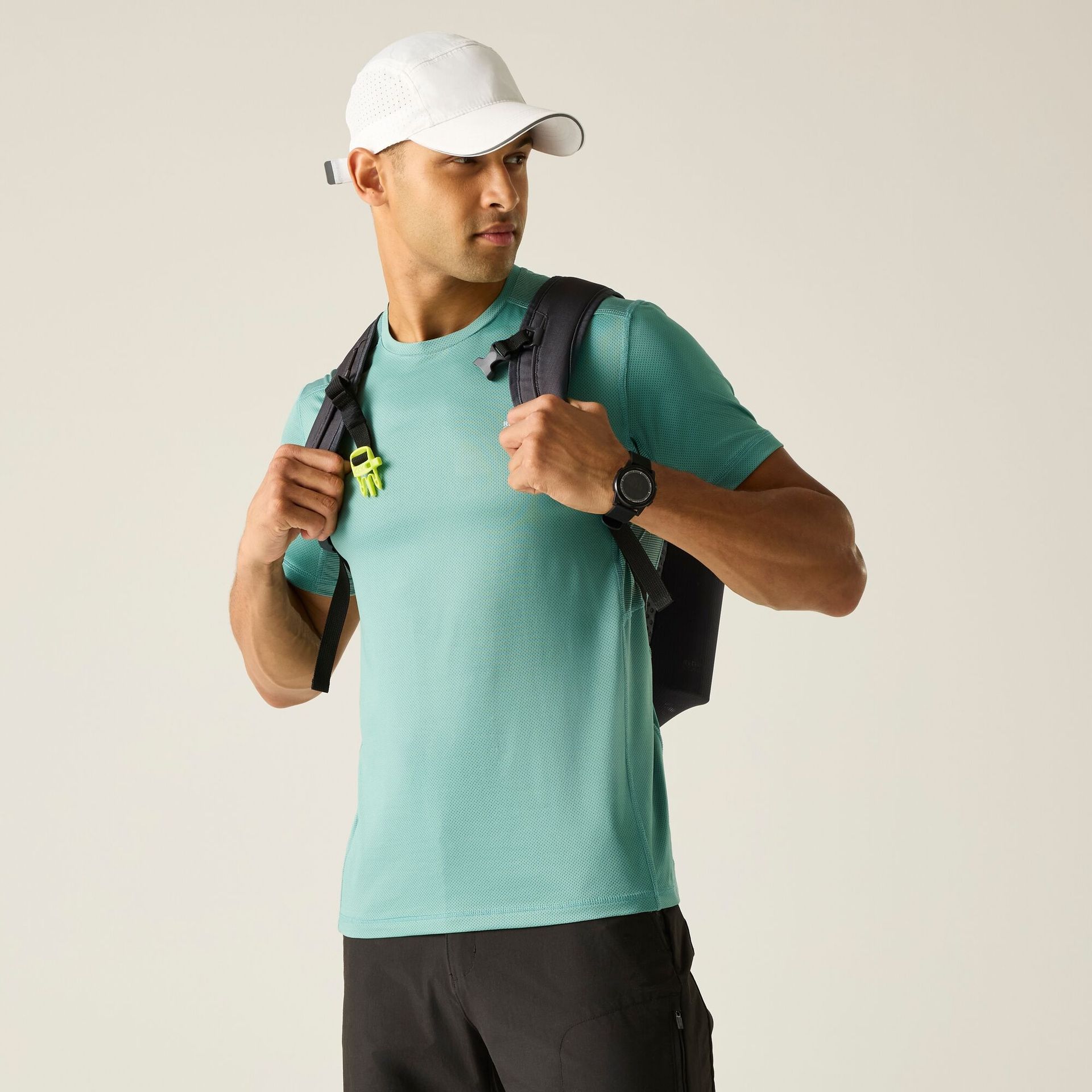 Regatta Koszulka męska Virda Niebieski, Rozmiar: L