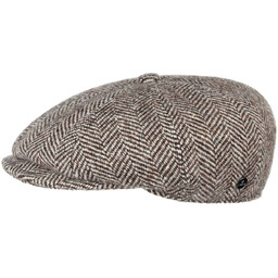 Kaszkiet Jodełka by Lierys, brązowy, XL (60-61 cm)