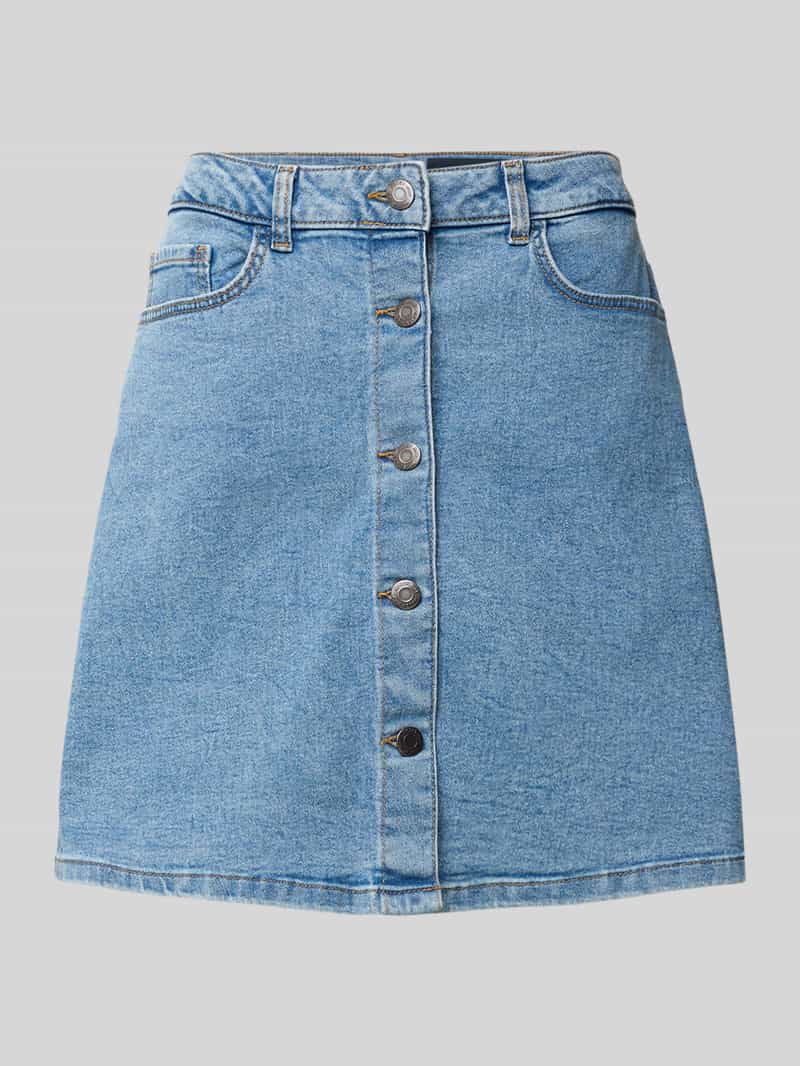 Spódnica jeansowa z listwą guzikową model 'RONNIE'