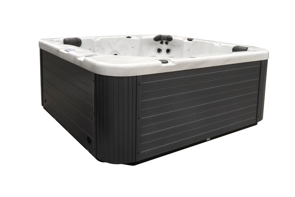 MASSI JACUZZI OGRODOWE PREMIUM WANNA SPA 5-OSOBOWA WHITE OBUDOWA BROWN 195x195 CM