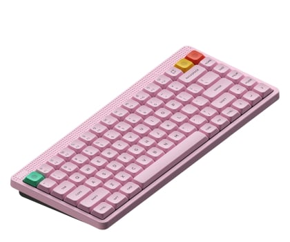 NuPhy Node 75 Low / Light Pink / Brown nano NODE75LOWLPBRN