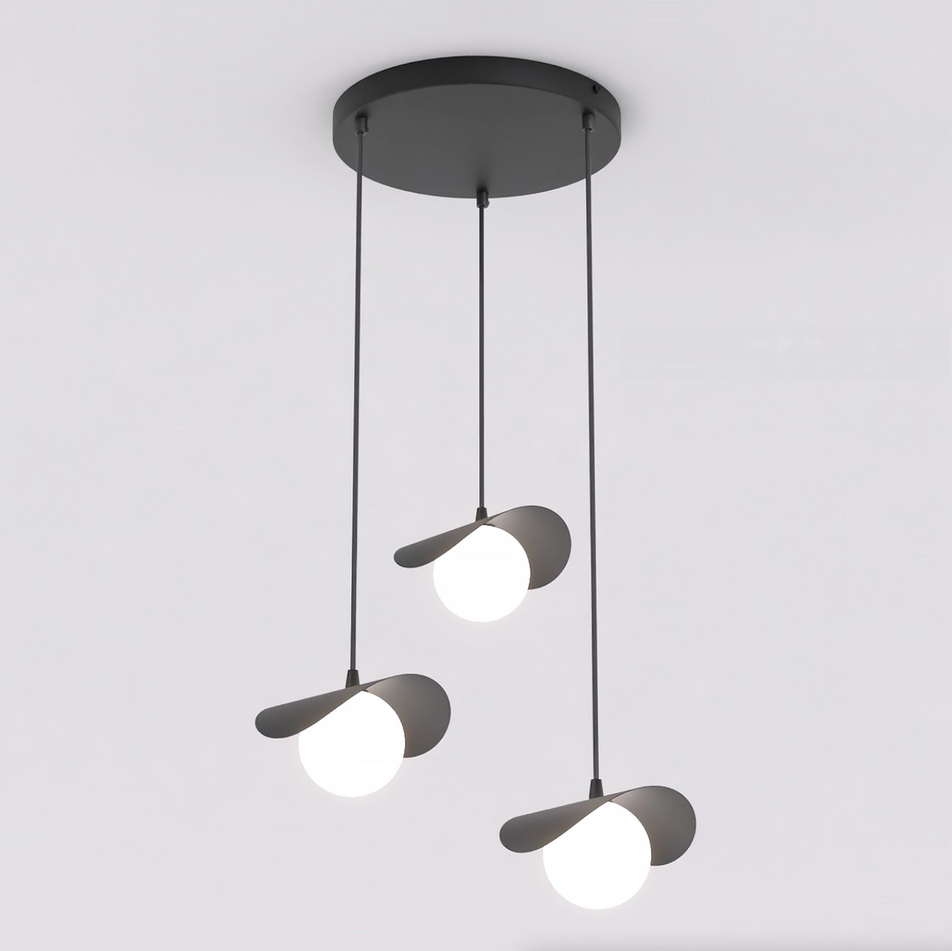 Lampa wisząca RITUAL 3xG9 - czarny