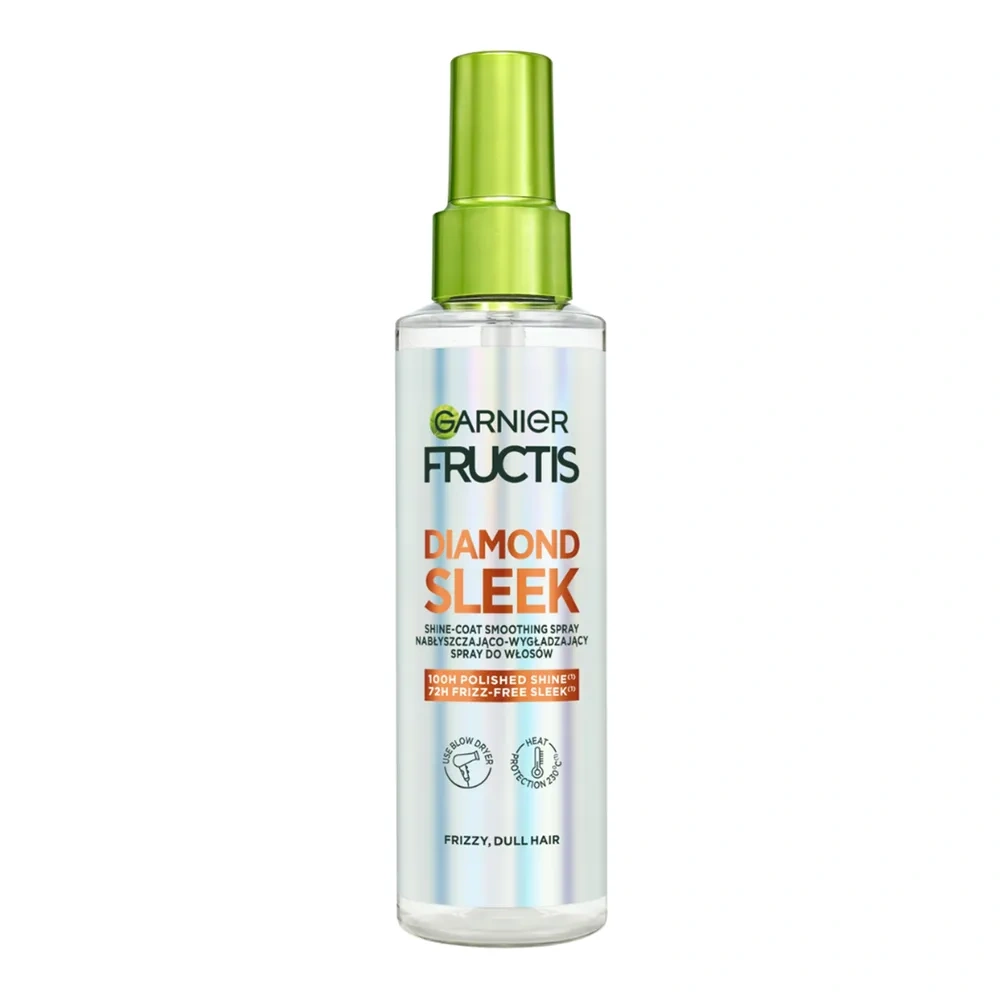 Garnier Fructis Diamond Sleek nabłyszczająco-wygładzający spray do włosów puszących się 150 ml