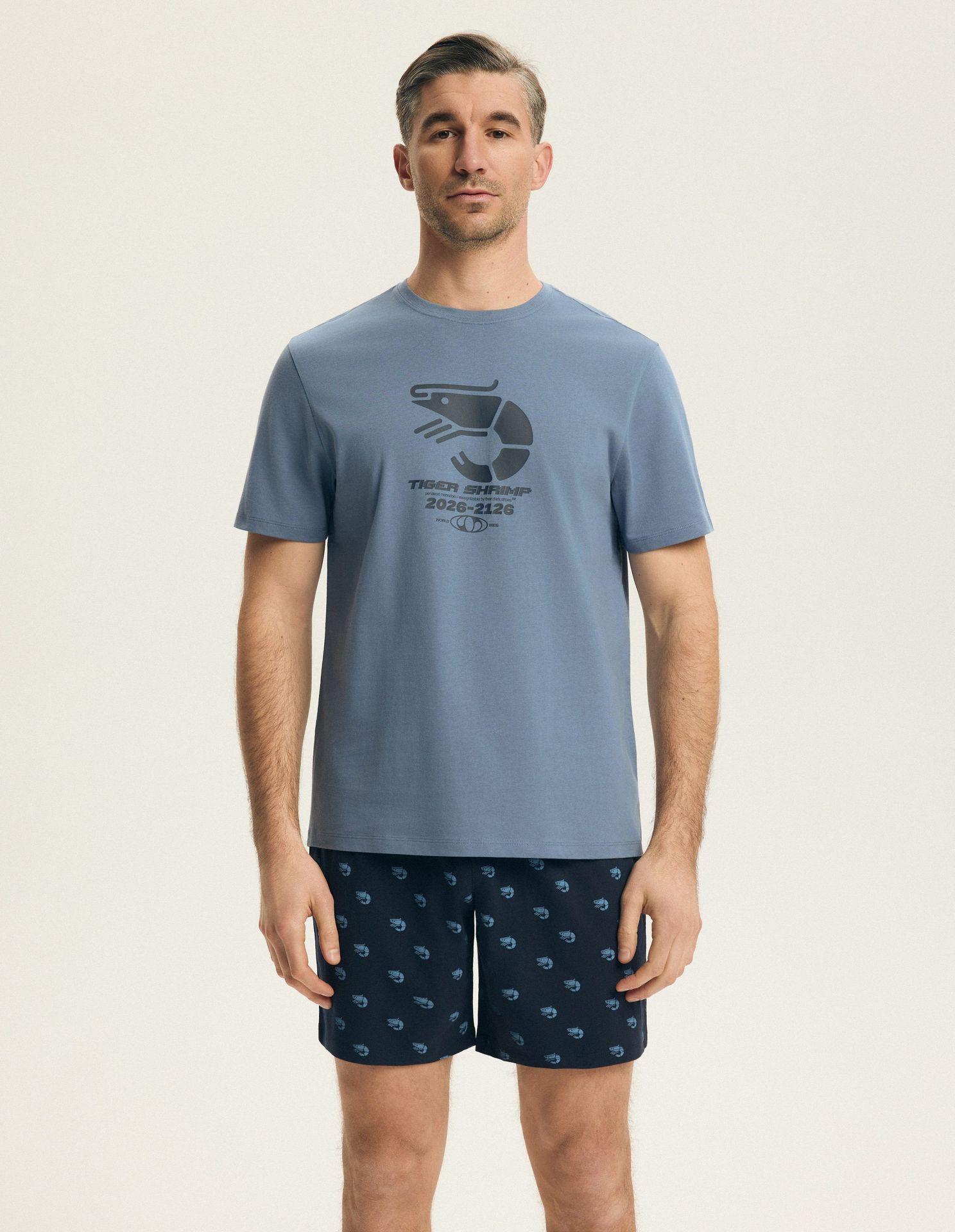 Piżama Brad 44520 Indygo