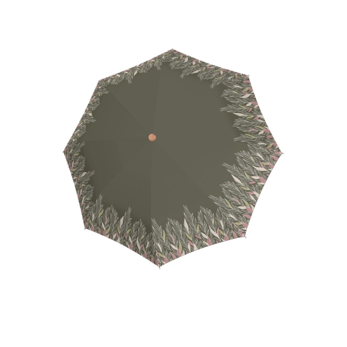 Parasol Doppler Nature Mini Intention Olive manualny składany z drewnianą rączką