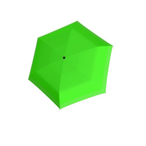 Parasol Doppler Fiber Havanna Safety Cross manualny składany zielony odblaskowy