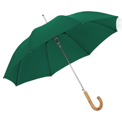 Parasol Doppler Mia Vienna półautomatyczny długi zielony z drewnianą rączką