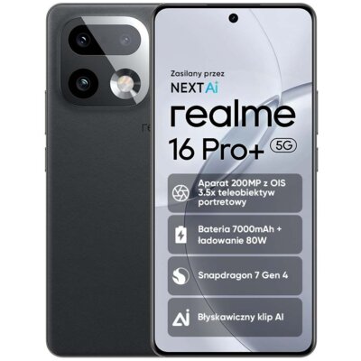 Realme 16 Pro+ 5G 8/256GB Szary