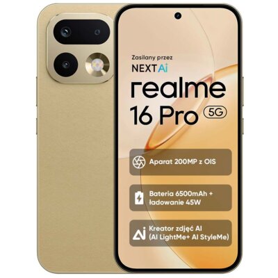 Realme 16 Pro 5G 8/256GB Złoty
