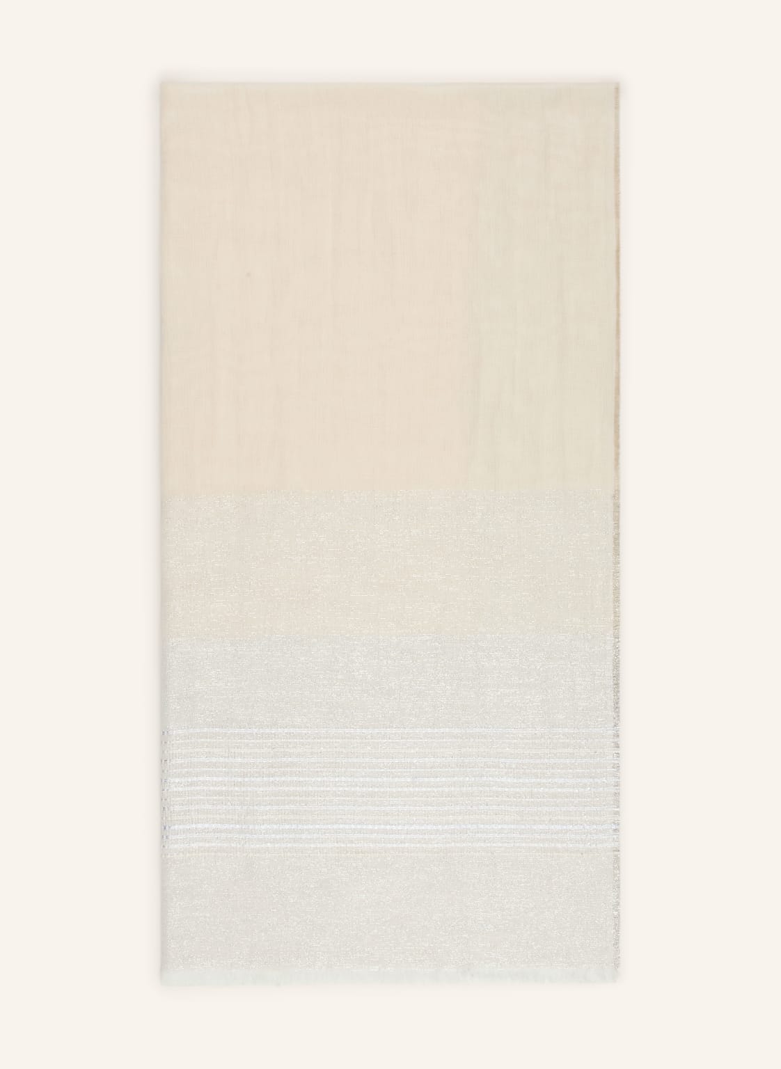 Peserico Szalik Z Brokatową Przędzą beige