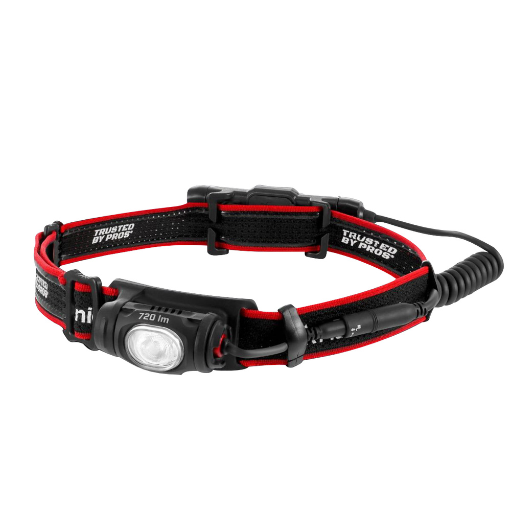 Mactronic - Latarka czołowa Vizo RC 750 lm - IP64 - Czarny/Czerwony - AHL0024