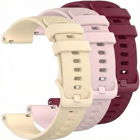 Zestaw 3x silikonowy pasek 18 mm