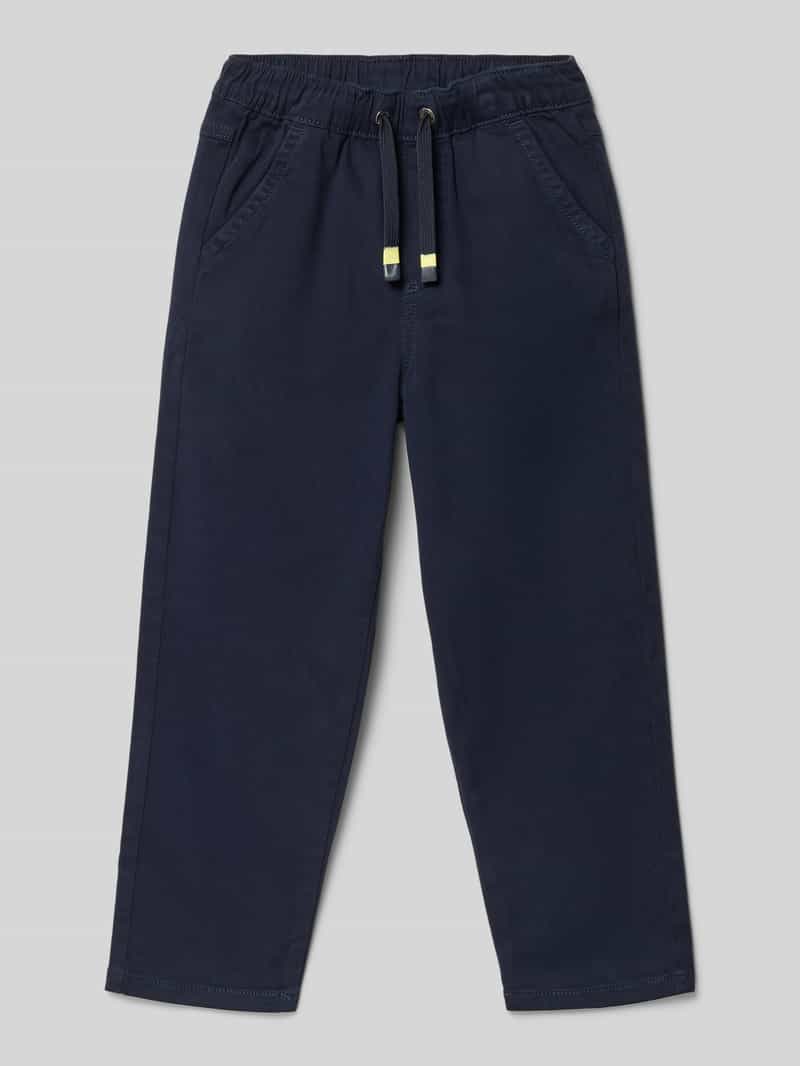 Chinosy o kroju slim fit z mieszanki bawełny