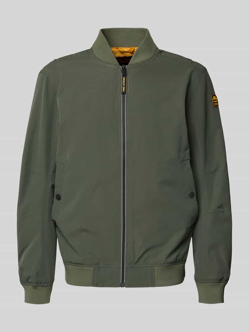 Kurtka bomber z zamkiem błyskawicznym i kieszeniami wpuszczanymi