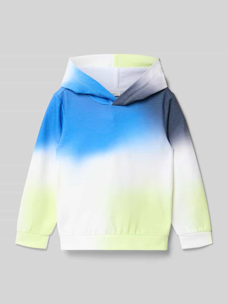 Bluza z kapturem o kroju regular fit z mieszanki bawełny