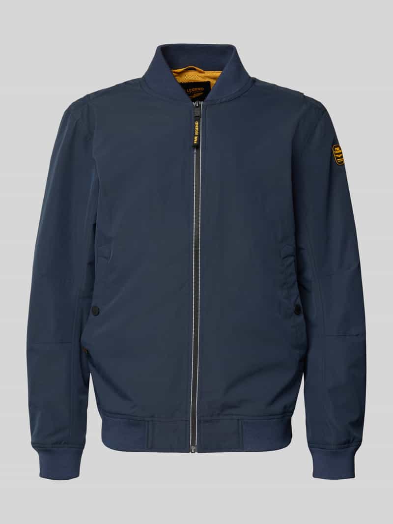 Kurtka bomber z zamkiem błyskawicznym i kieszeniami wpuszczanymi