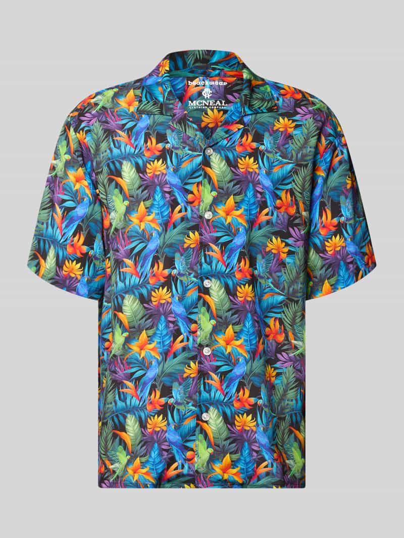 Koszula casual z czystej wiskozy w kroju regular fit model 'Resort'