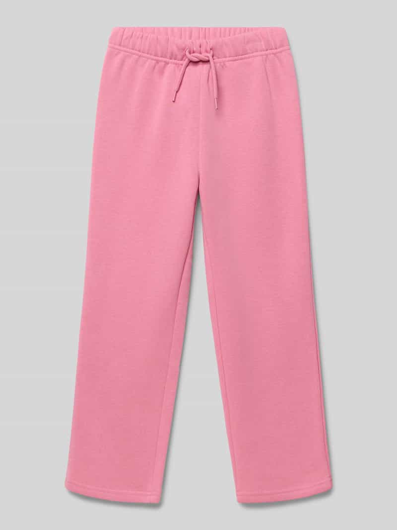 Spodnie dresowe o kroju regular fit z mieszanki bawełny