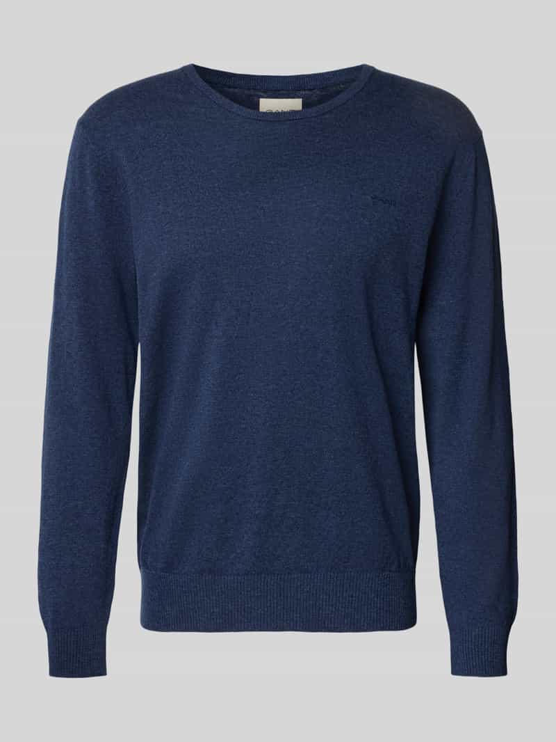 Longsleeve z domieszką lnu