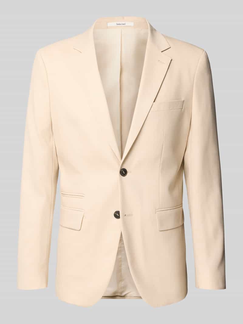 Marynarka garniturowa o kroju slim fit z dodatkiem wełny Model 'SLIM-NEIL'