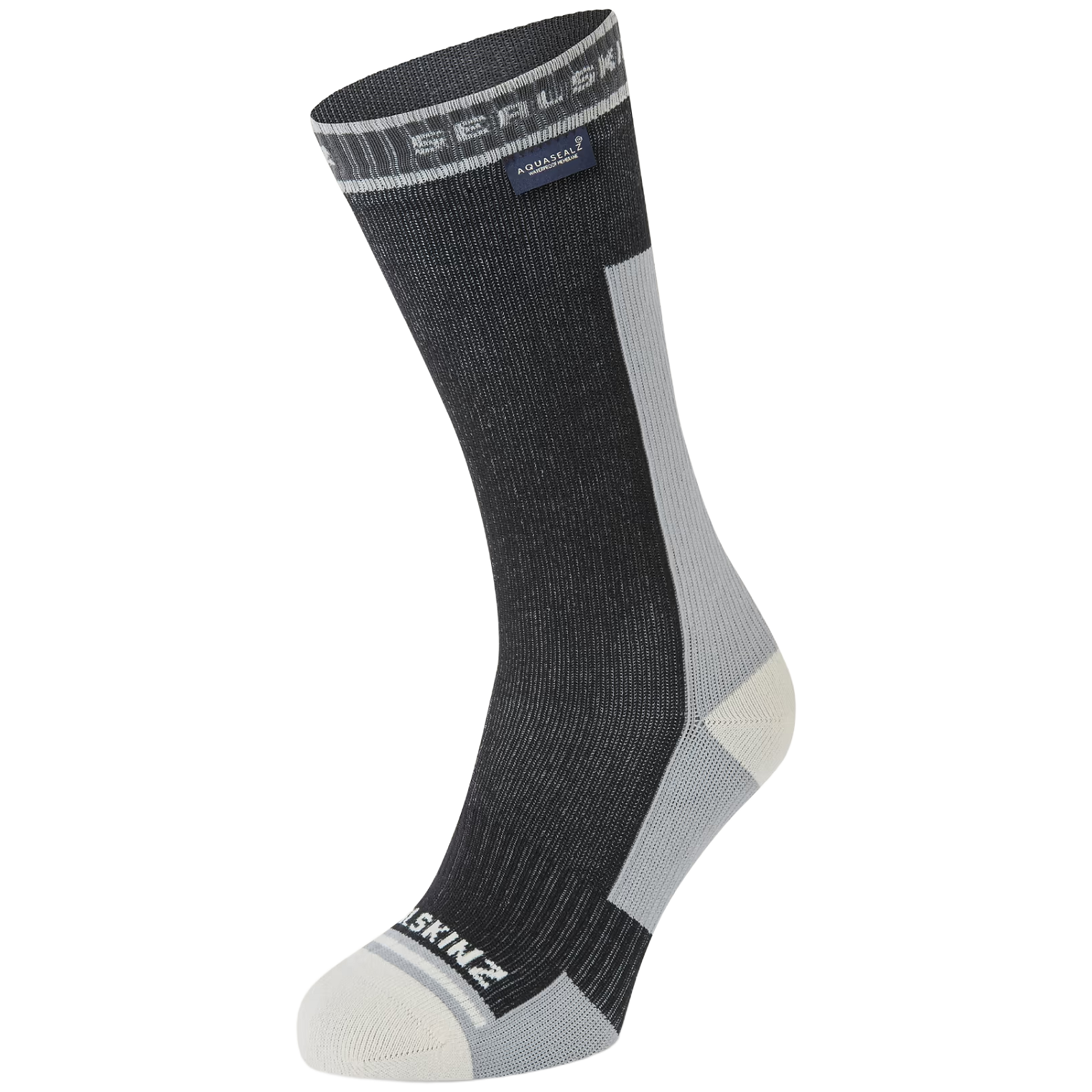 Wodoodporne skarpety SealSkinz Holverstone-M Rozmiar skarpet: 47-49 / Kolor: czarny