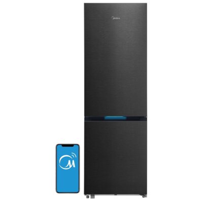 MIDEA MDRB548MIC45P No Frost 186 cm Szczotkowana stal nierdzewna