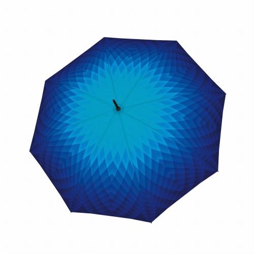 Parasol damski Doppler Carbonsteel Long Automatic Design Fusion Blue półautomatyczny długi