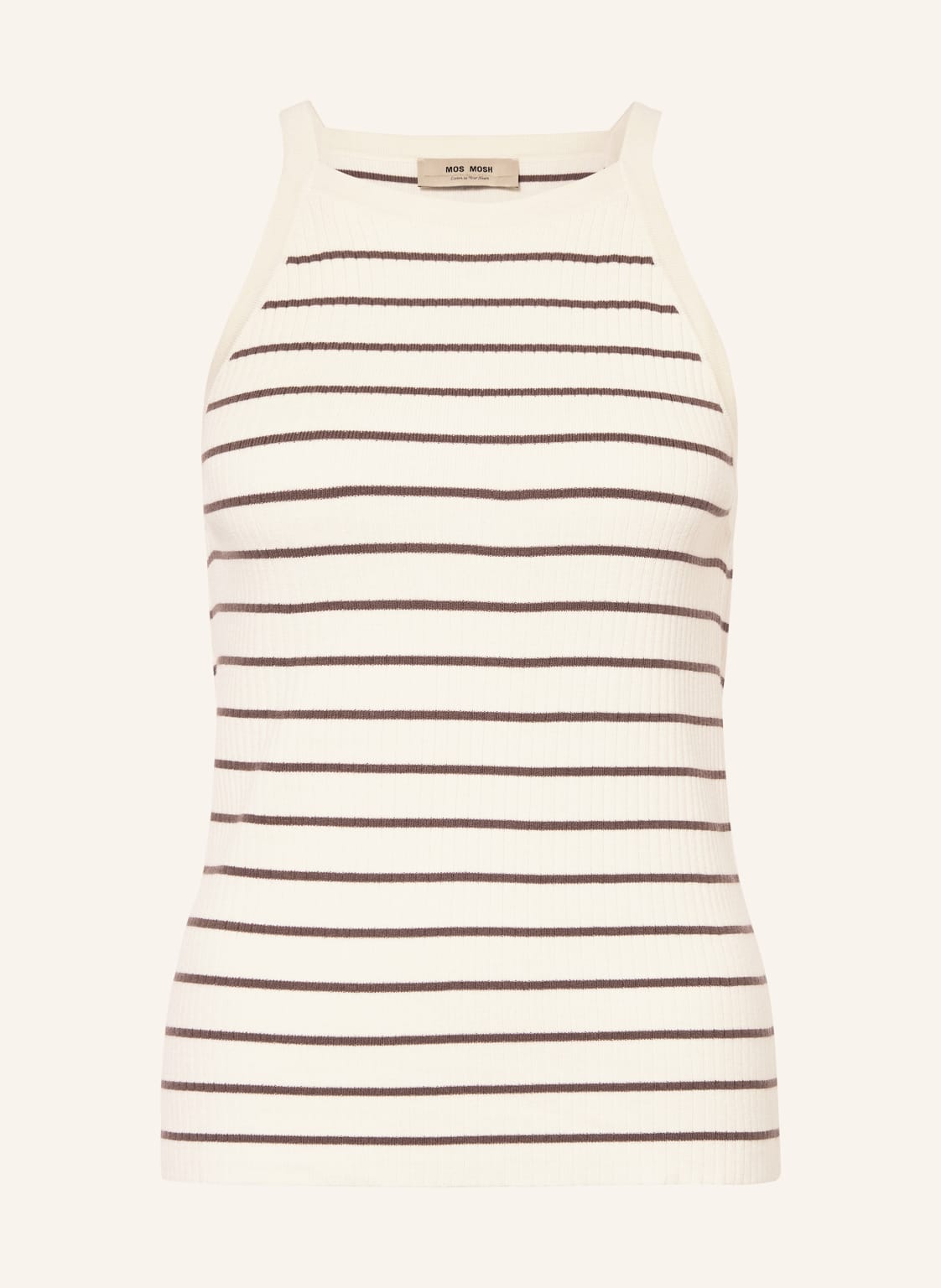 Mos Mosh Dzianinowy Top Mmimanja braun