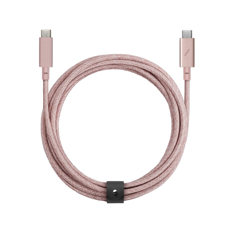 Native Union Belt Cable Pro (USB-C to USB-C) kabel USB USB 2.0 2,4 m USB C Zielony BELT-C-ROS-PRO-NP