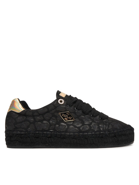 REPLAY Espadryle GWF22 .000.C0098T Czarny