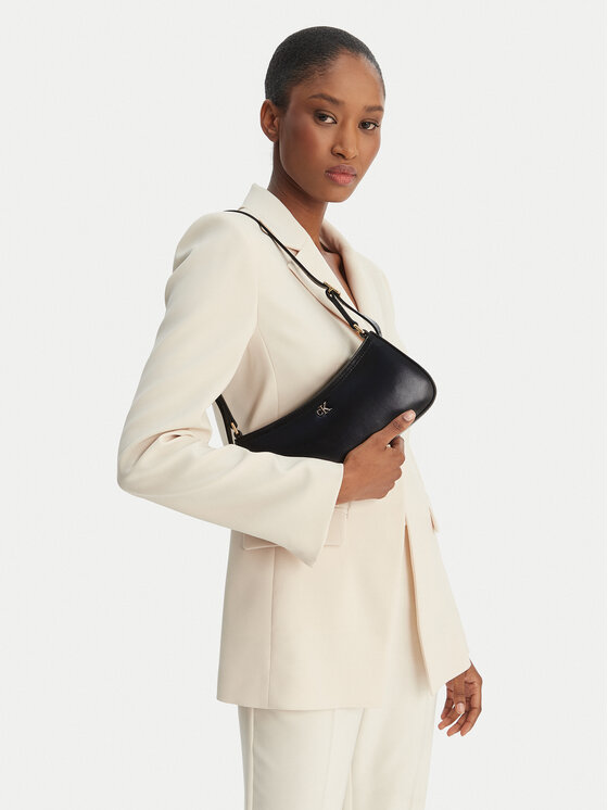 Calvin Klein Torebka Ck Small Shoulder Bag LV04F3170G Czarny