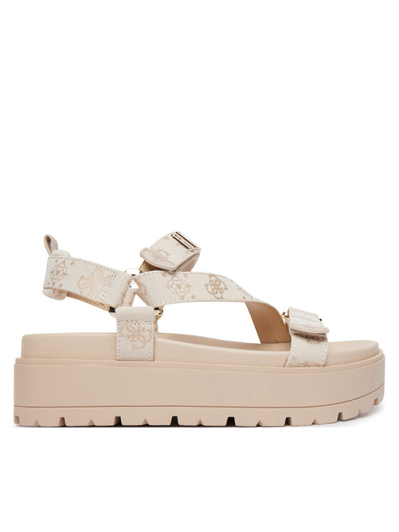 Guess Sandały FLJFTT FAL03 Beżowy