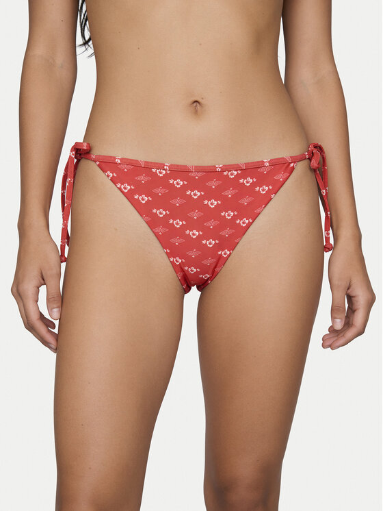 Roxy Dół od bikini Beach Bandana ERJX405249 Czerwony