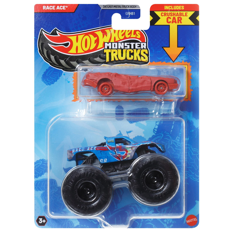 Hot Wheels - Monster Truck Race Ace + Bonus JCG42 GRH81