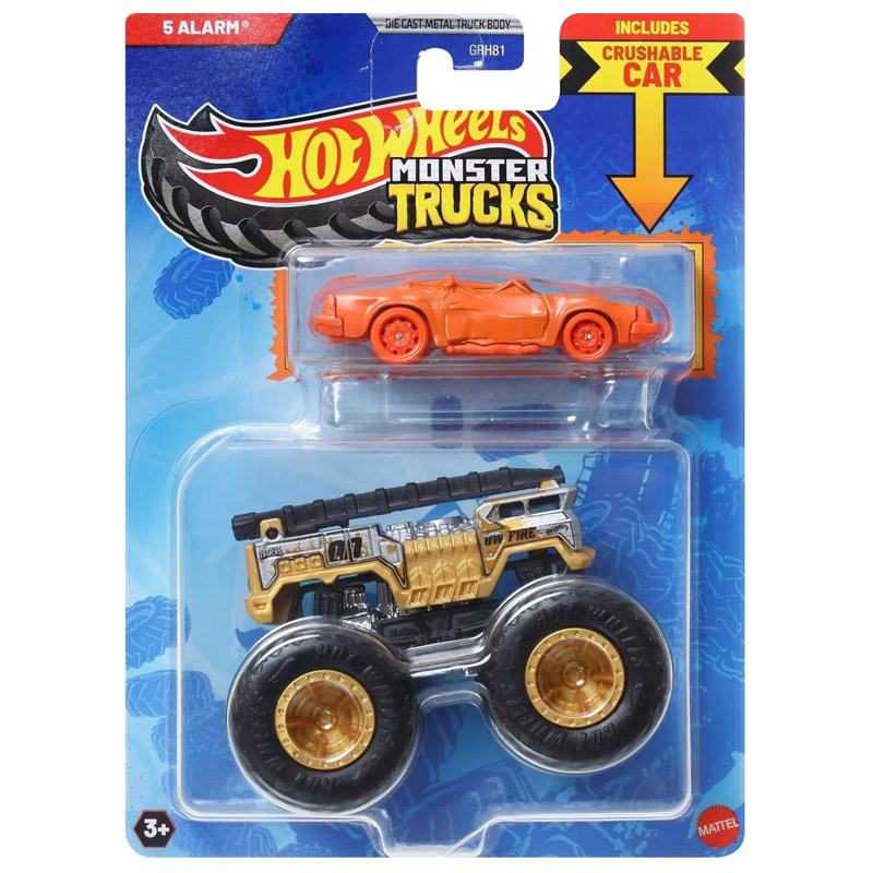 Hot Wheels - Monster Truck 5 Alarm + Bonus JCG37 GRH81