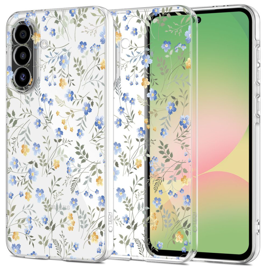 TECH-PROTECT FLEXAIR GALAXY A57 5G SPRING FLOWERS
