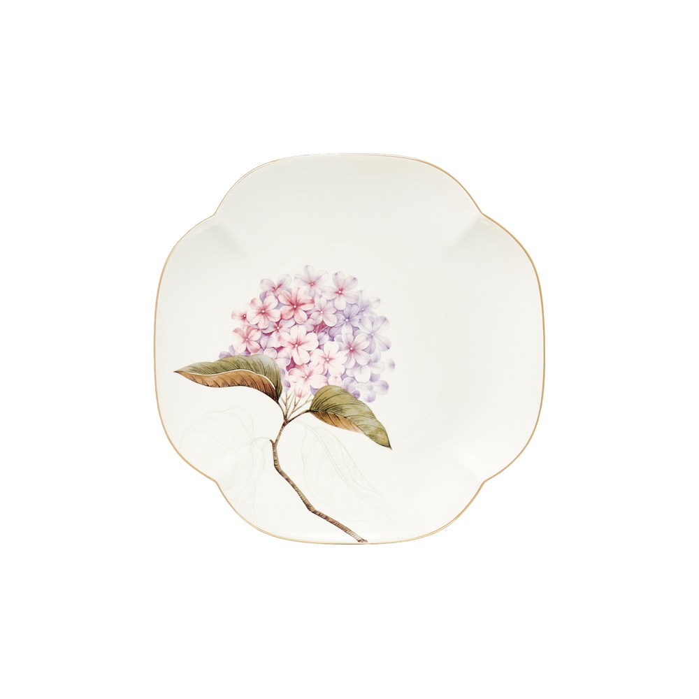 Talerzyk deserowy porcelanowy 16,5 x 16,5 cm MAGIC BLOOMS
