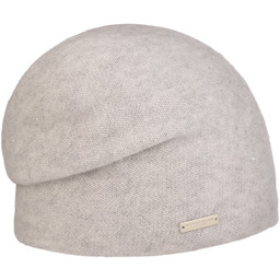 Czapka Kaszmirowa Uni Headsock by Seeberger, jasnoszary, One Size