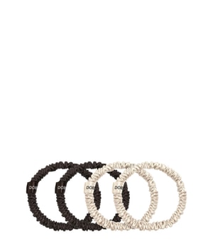 Dore & Rose Scrunchie 1 cm Set Brown & Champagne Gumka do włosów 4 szt.