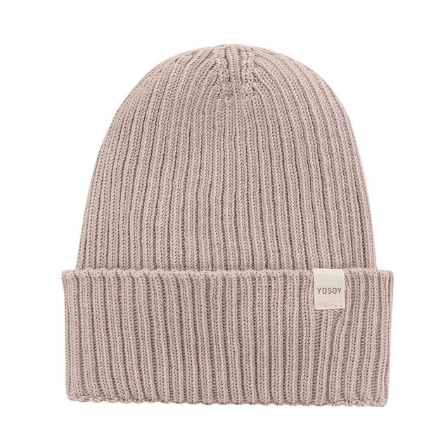 Czapka z wełny merino Cocoa Milk / M