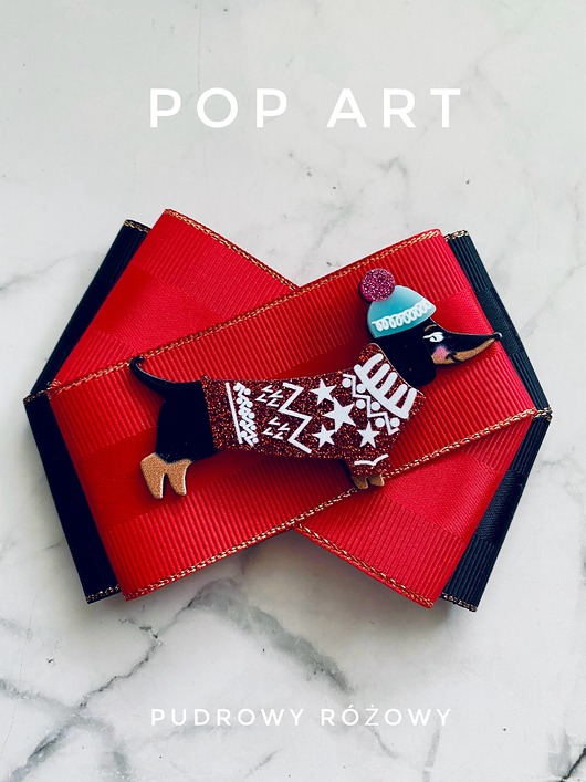 Kolekcja Pop Art Dog Zimowy Jamnik