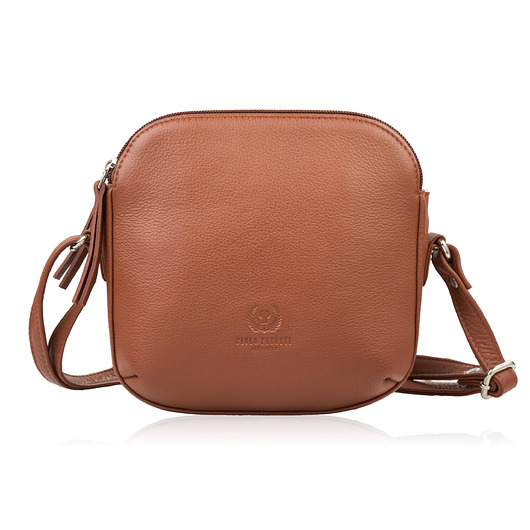 Mała torebka damska skórzana na ramię crossbody modna letnia Paolo Peruzzi