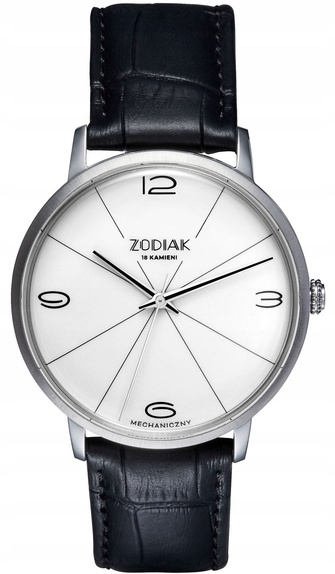 Zegarek męski Błonie Zodiak Mechaniczny Biały