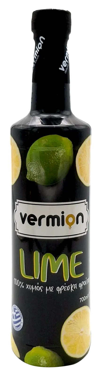 Vermion Premium Juice Lime - sok 100%, koncentrat, bez cukru, limonka