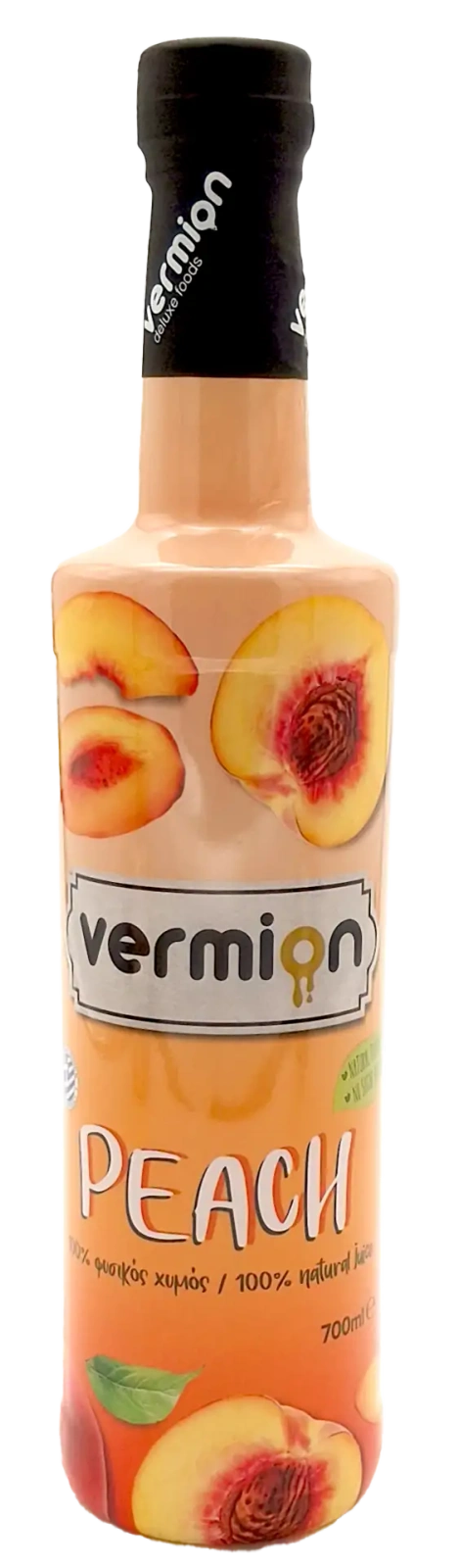 Vermion Premium Juice Peach - sok 100%, koncentrat, bez cukru, brzoskwinia