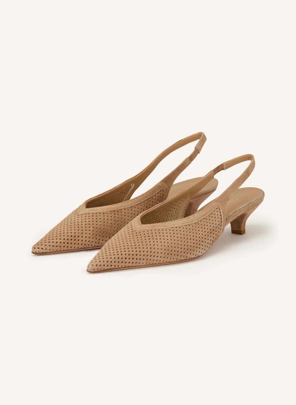 Thea Mika Czółenka Na Rzemieniu Vayraxx beige