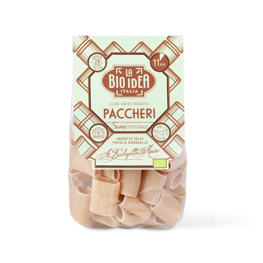 La Bio Idea Makaron (semolinowy) paccheri 375 g Bio - makaron