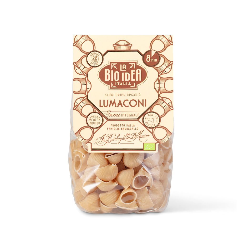 La Bio Idea Makaron (semolinowy) lumaconi 375 g Bio - makaron