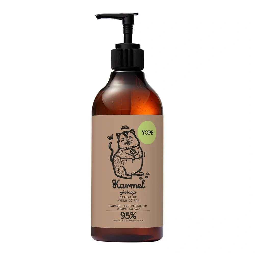 Yope naturalne mydło do rąk w płynie Karmel & Pistacja 500 ml